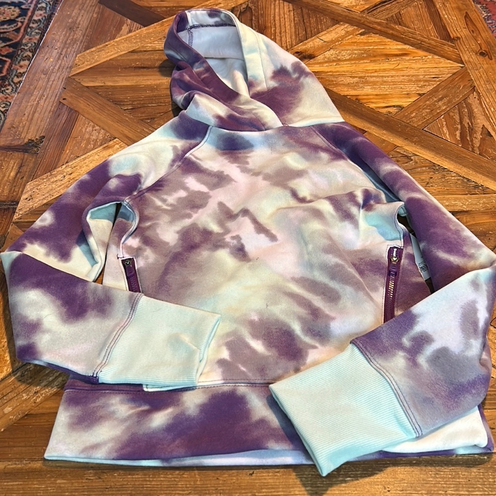 𝅺TEK Gear Tye dye Fleece Hoodie size medium